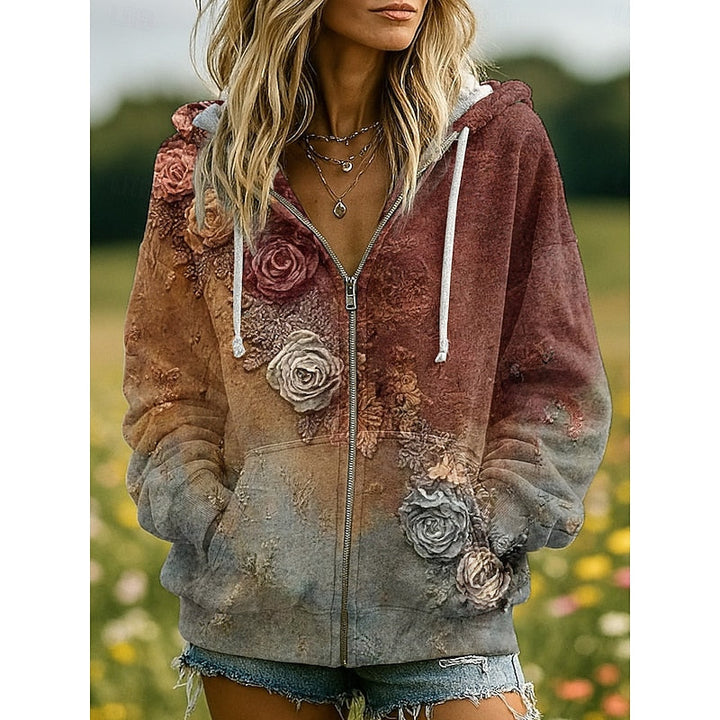 Willow | Naturinspireret Zip-Up Hoodie