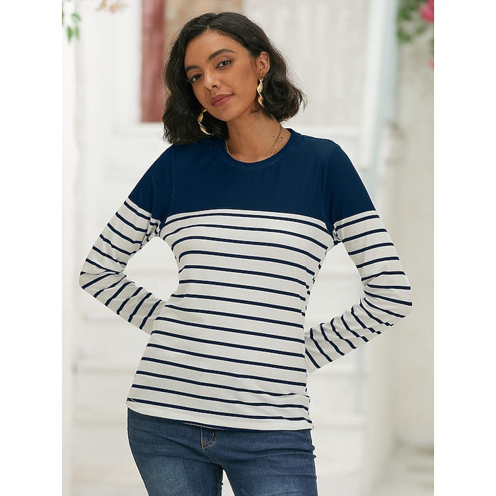 Constance | Stribet Langærmet Top