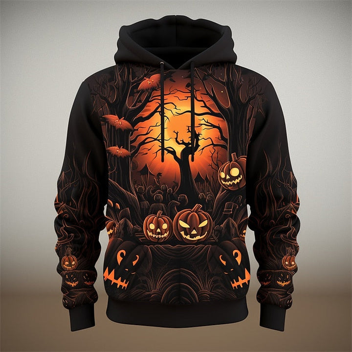 Holden | Halloween Græskar Grafik Hoodie
