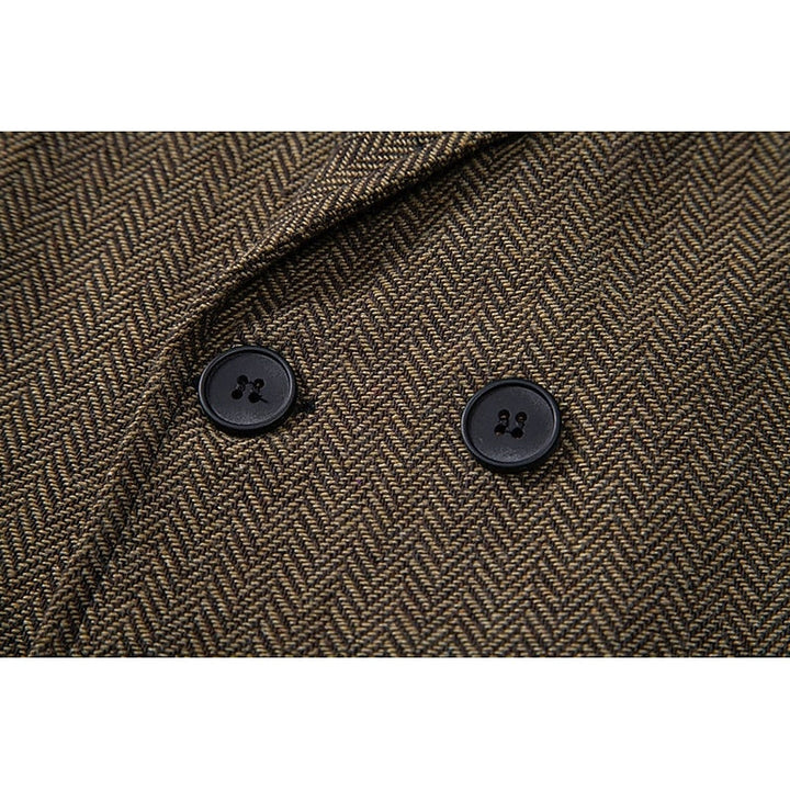 Bennett | Dobbeltradet Herringbone Vest