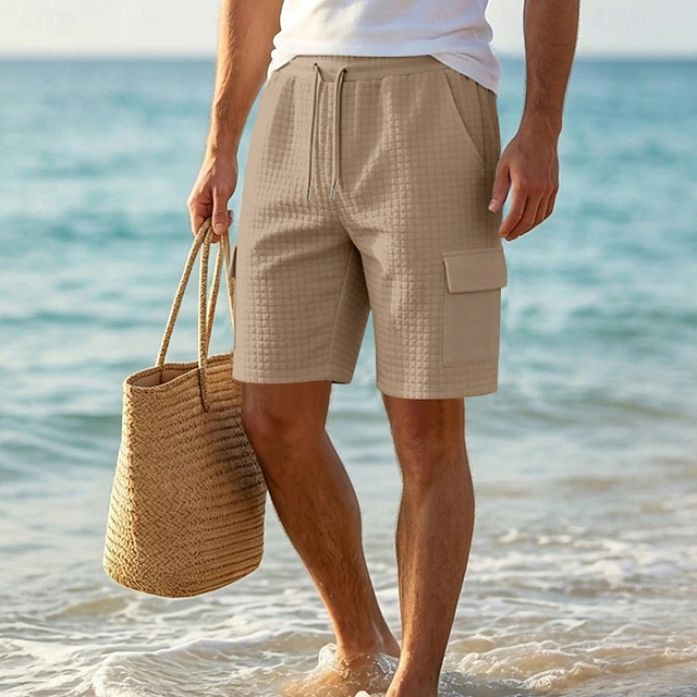 Bradford | Teksturerede Drawstring Shorts