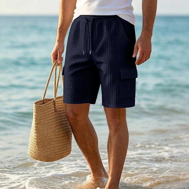 Bradford | Teksturerede Drawstring Shorts