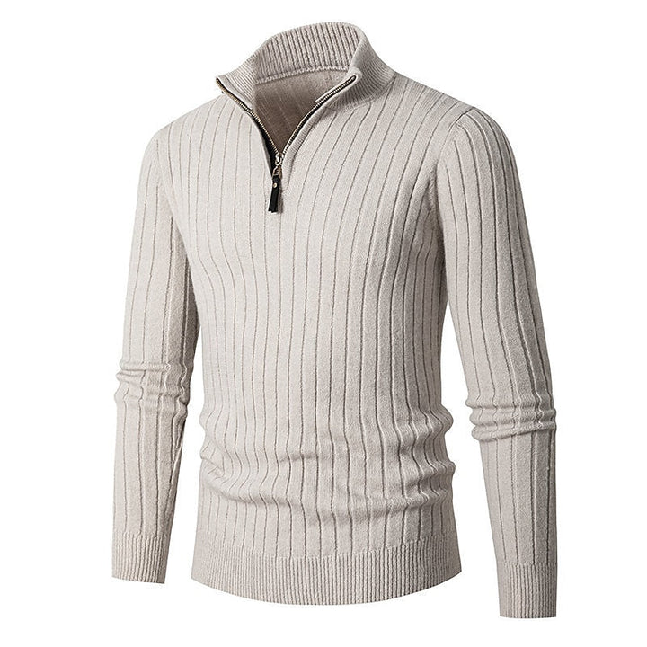 Gavin | Ribbet Quarter-Zip Sweater