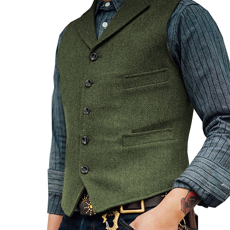 Gerard | Herringbone Skræddersyet Vest