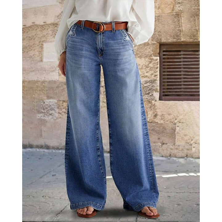 Rosmarin | Afslappede Bredbenede Jeans