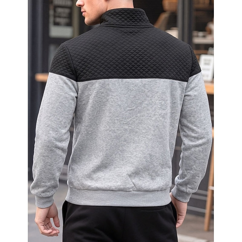 Braxton | Tekstureret Quarter-Zip Sweatshirt