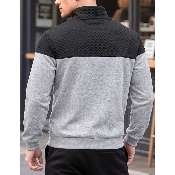 Braxton | Tekstureret Quarter-Zip Sweatshirt