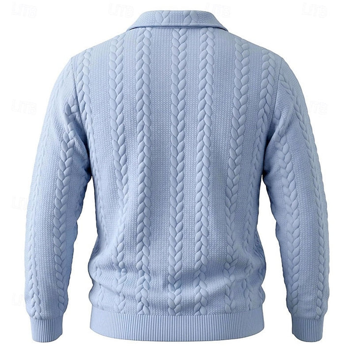Chase | Tekstureret Quarter-Zip Sweater