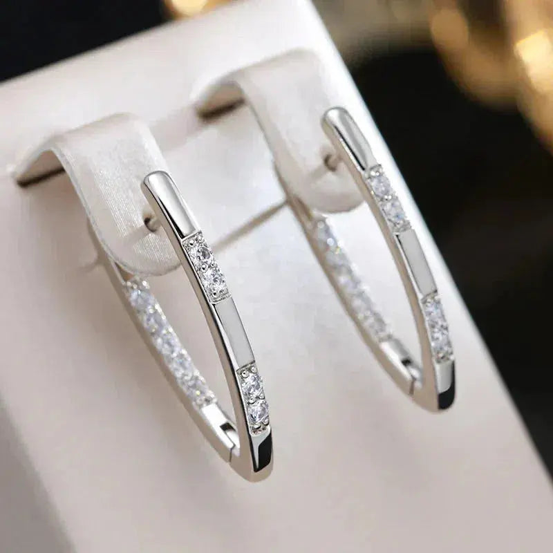 Anita | Elegant Zirkonia Sten Øreringe