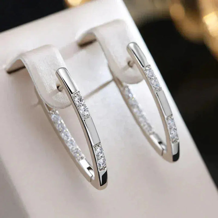 Anita | Elegant Zirkonia Sten Øreringe