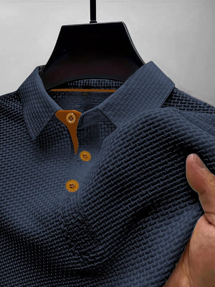 Harrison | Raffineret Tekstureret Polo T-shirt