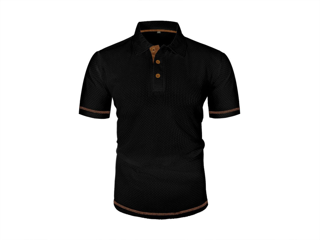 Harrison | Raffineret Tekstureret Polo T-shirt