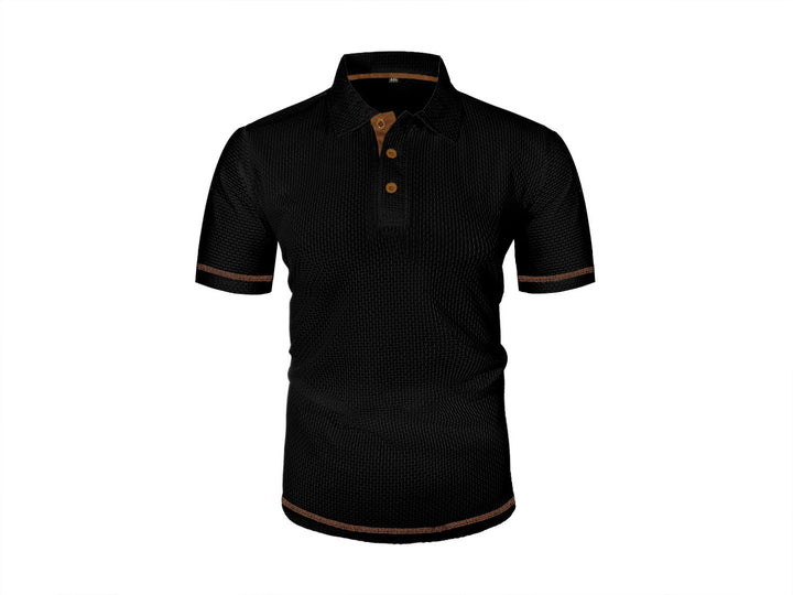 Harrison | Raffineret Tekstureret Polo T-shirt