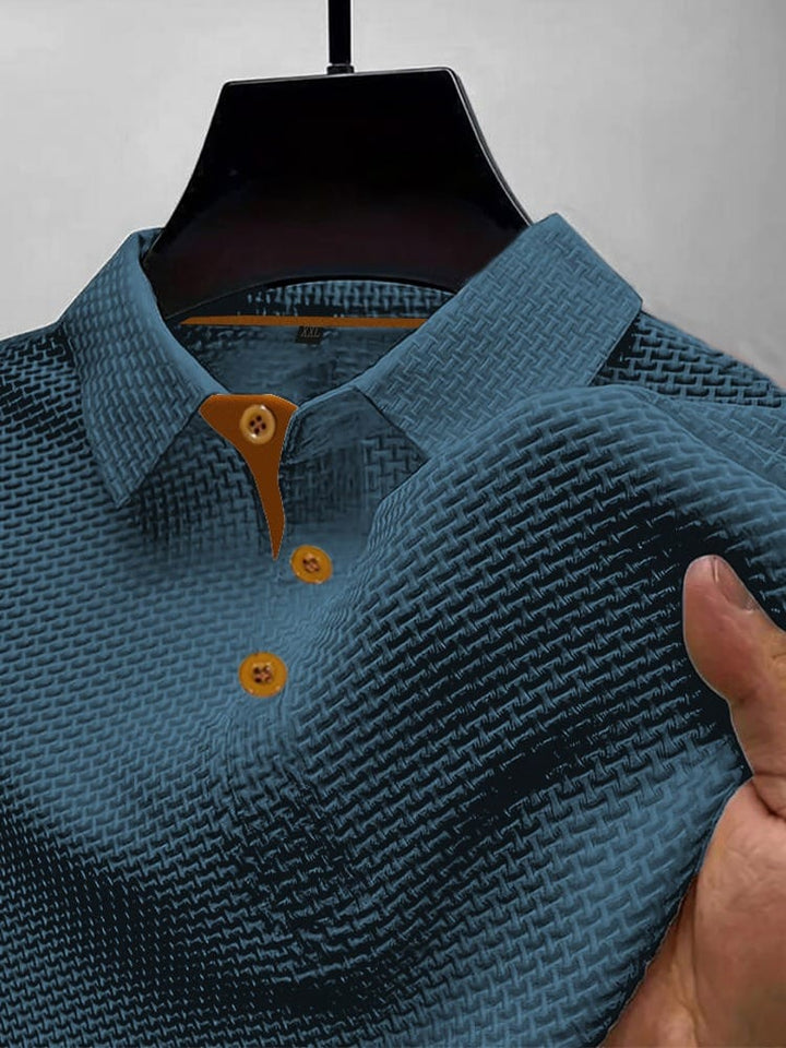 Harrison | Raffineret Tekstureret Polo T-shirt