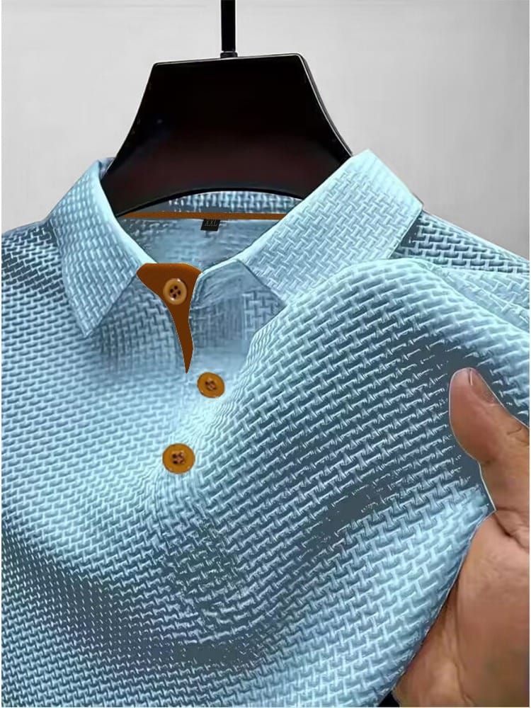 Harrison | Raffineret Tekstureret Polo T-shirt