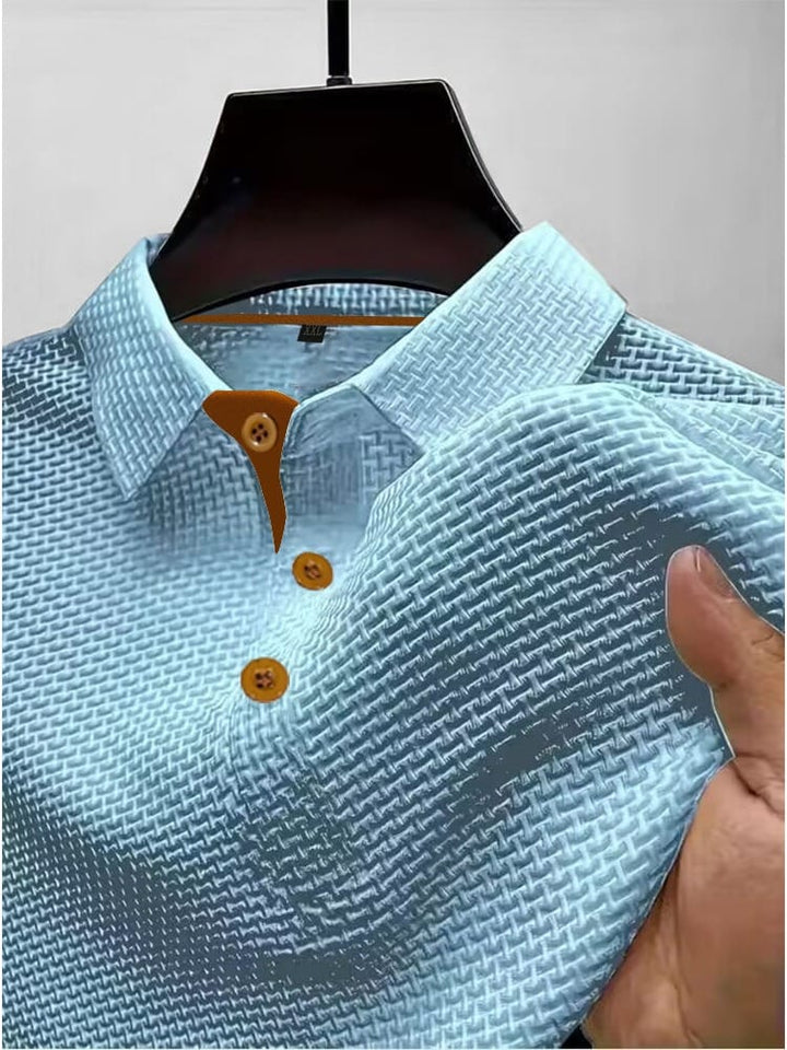 Harrison | Raffineret Tekstureret Polo T-shirt