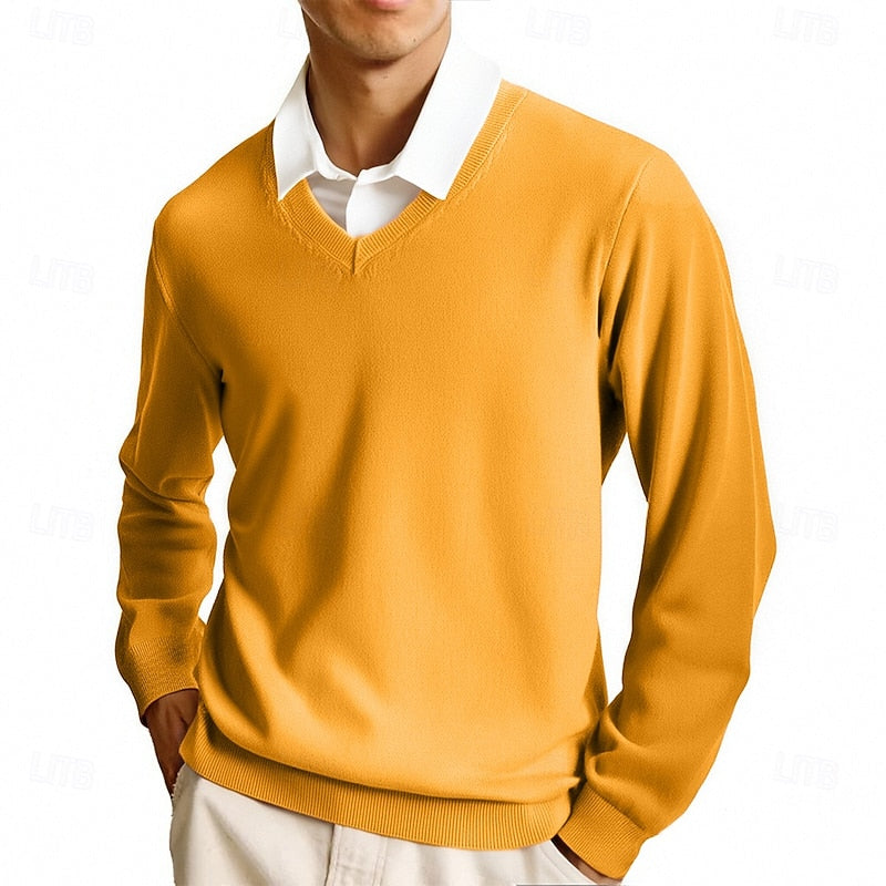 Clayton | Klassisk V-Hals Sweater
