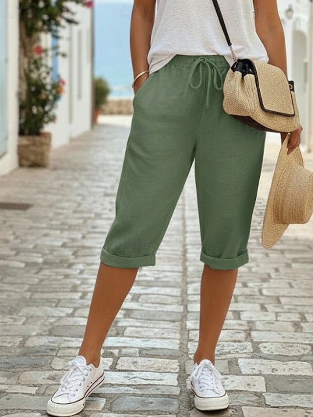 Marlowe | Afslappede Drawstring Capris