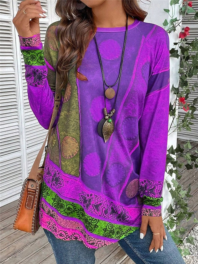 Rosalind | Vintage Kunstnerisk Top