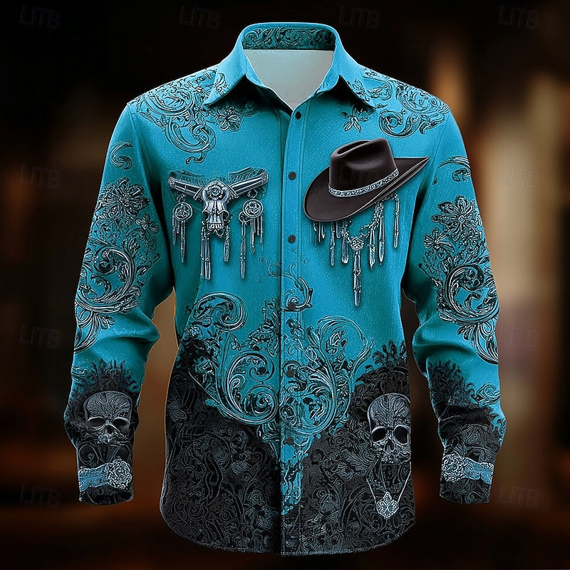 Clint | Western Halloween Statement Skjorte