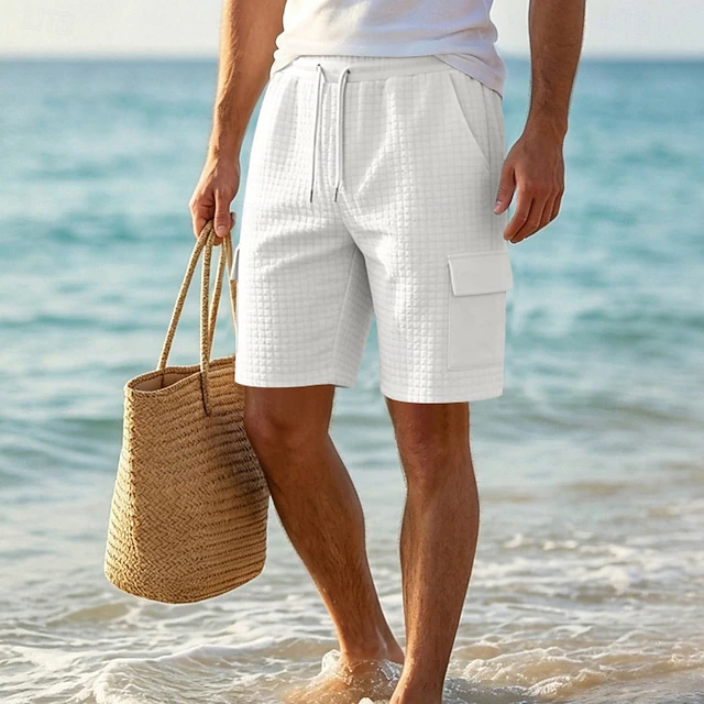 Bradford | Teksturerede Drawstring Shorts