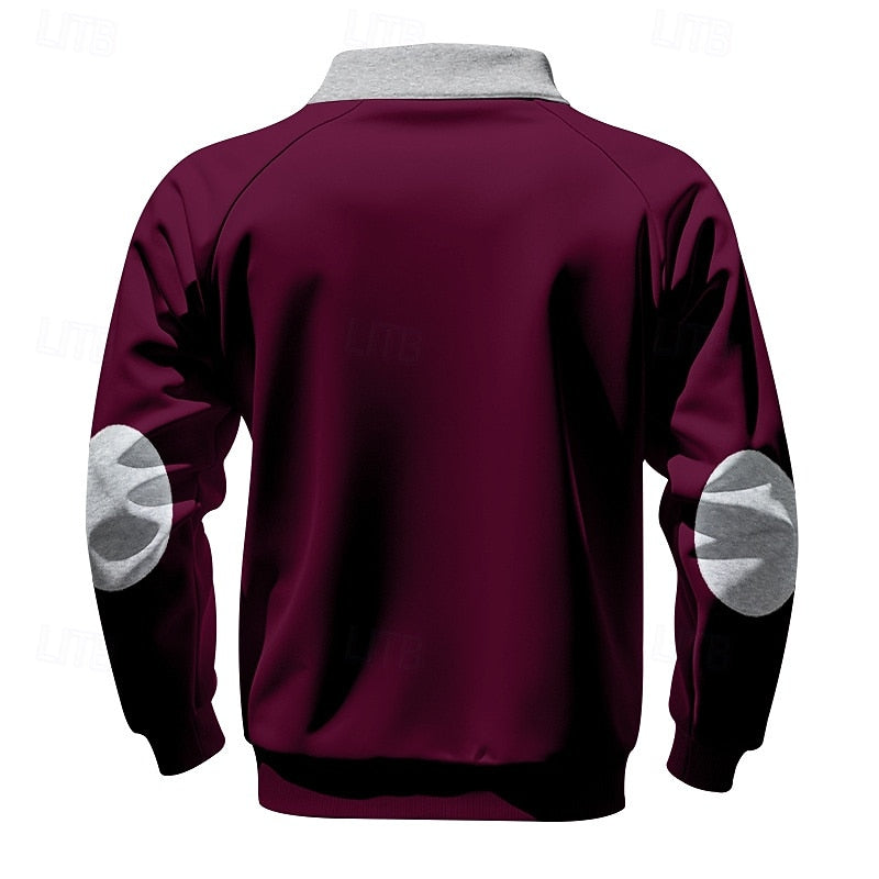 Keith | Quarter-Zip Farveblok Pullover