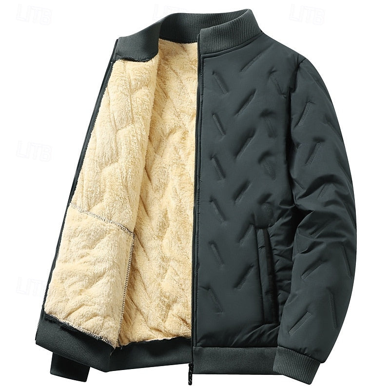 Douglas | Tekstureret Quilted Bomberjakke
