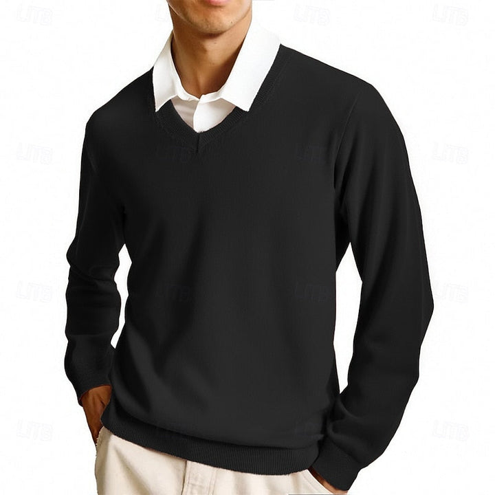 Clayton | Klassisk V-Hals Sweater