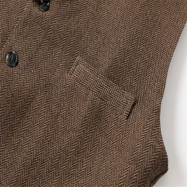 Gerard | Herringbone Skræddersyet Vest