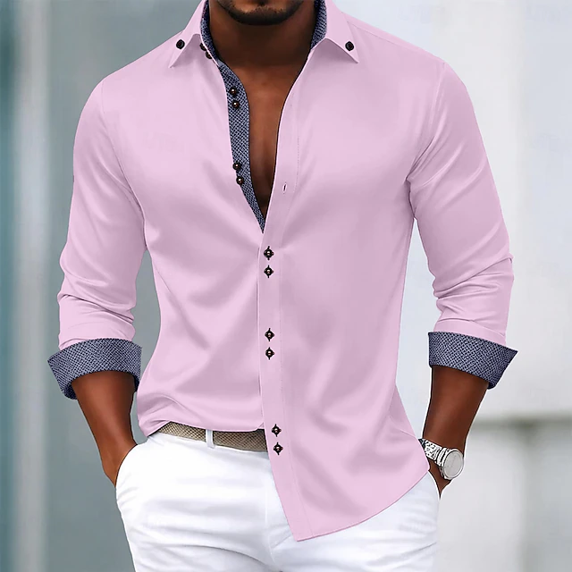 Vincent | Raffineret Farve-Accent Skjorte