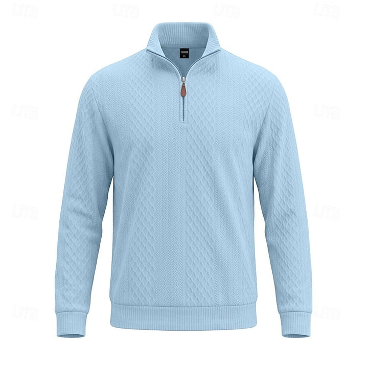 Nash | Tekstureret Quarter-Zip Pullover