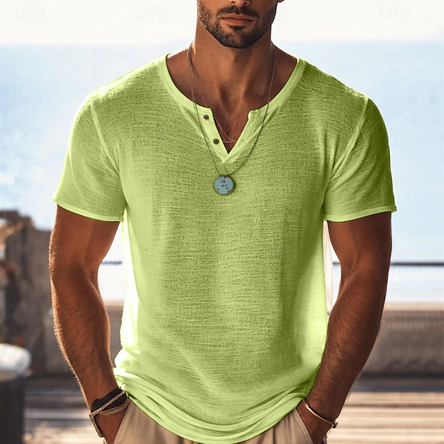 Oliver | Afslappet Henley T-Shirt