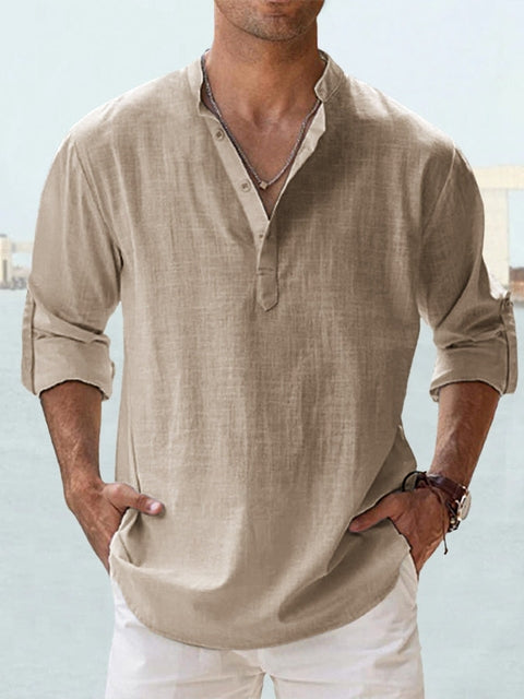 Austin | Åndbar Button-Up Skjorte