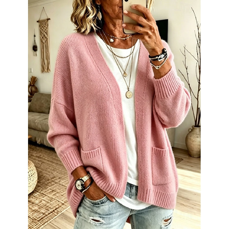 Iris | Afslappet Åben-Front Cardigan
