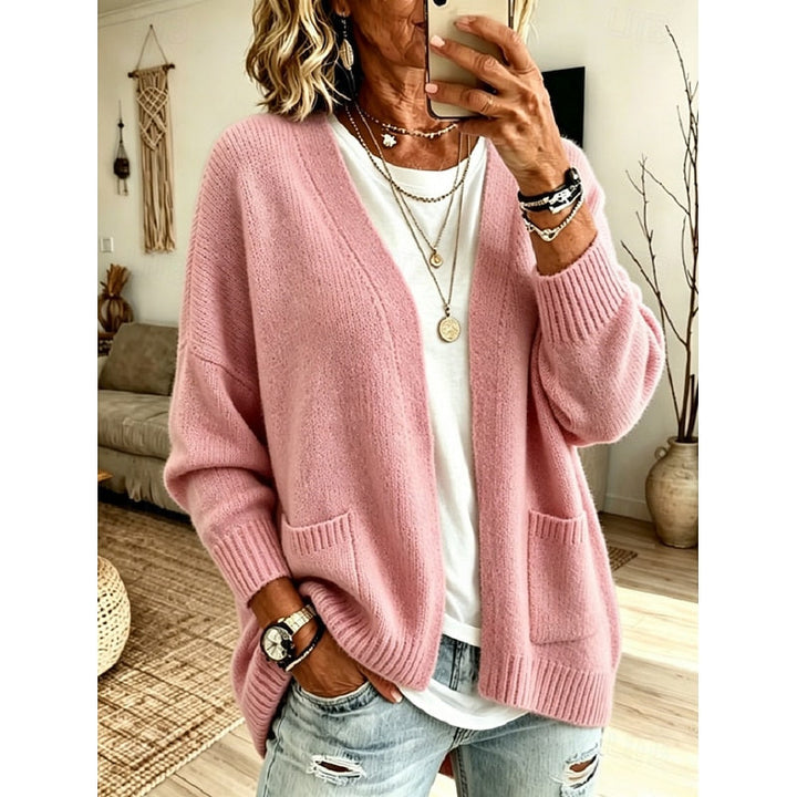 Iris | Afslappet Åben-Front Cardigan