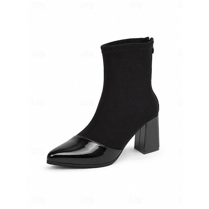 Beatrix | Cap-Toe Chunky Heel Ankelstøvler