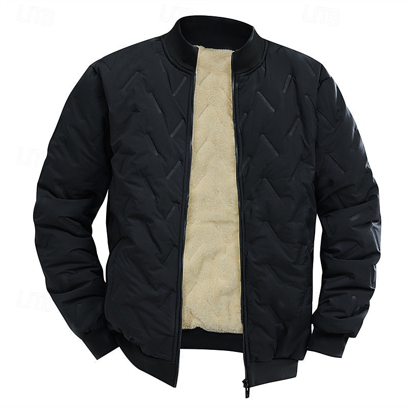 Douglas | Tekstureret Quilted Bomberjakke
