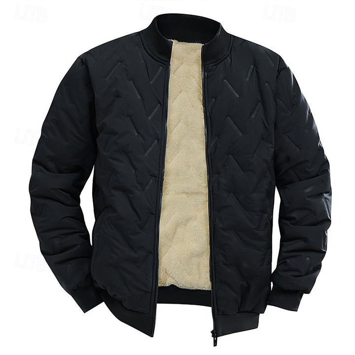 Douglas | Tekstureret Quilted Bomberjakke