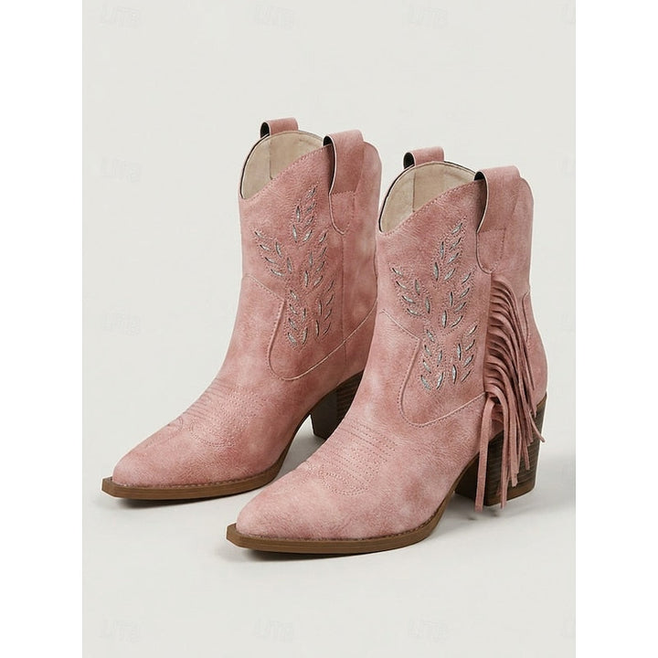 Corinne | Frynset Western Ankelstøvler