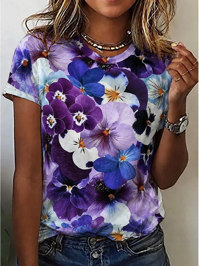 Willa | Blomstrende Floral Tee