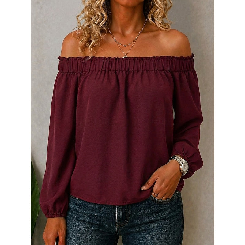 Priscilla | Off-Shoulder Ruffle Top