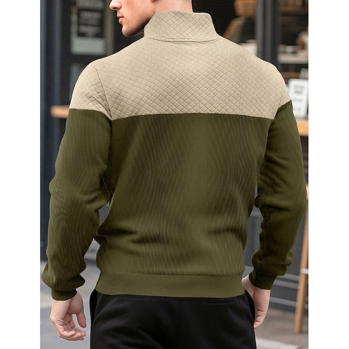 Braxton | Tekstureret Quarter-Zip Sweatshirt