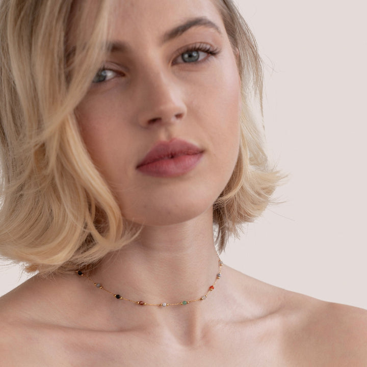 Donna | Elegant Perle Minimalistisk Halskæde
