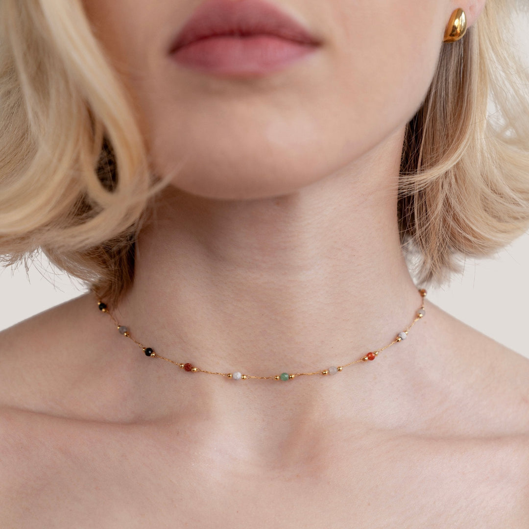 Donna | Elegant Perle Minimalistisk Halskæde