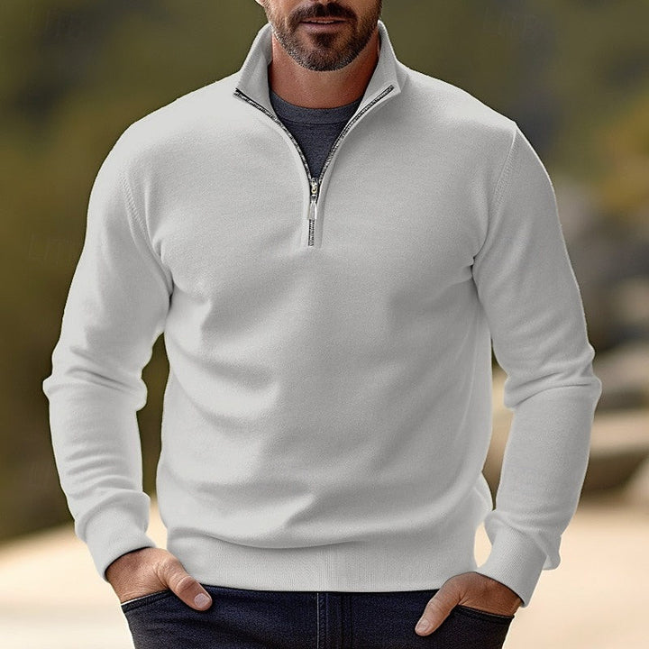Quentin | Raffineret Halv-Zip Pullover