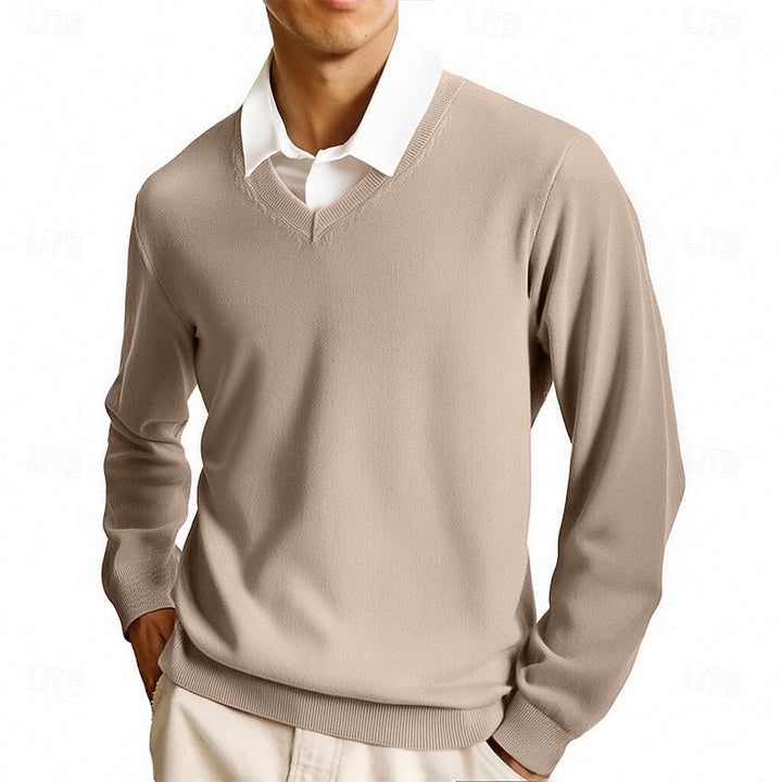 Clayton | Klassisk V-Hals Sweater