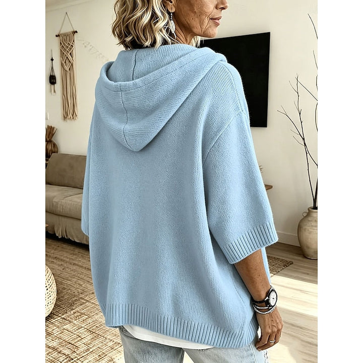 Brooklyn | Afslappet Hætte Strik Sweater