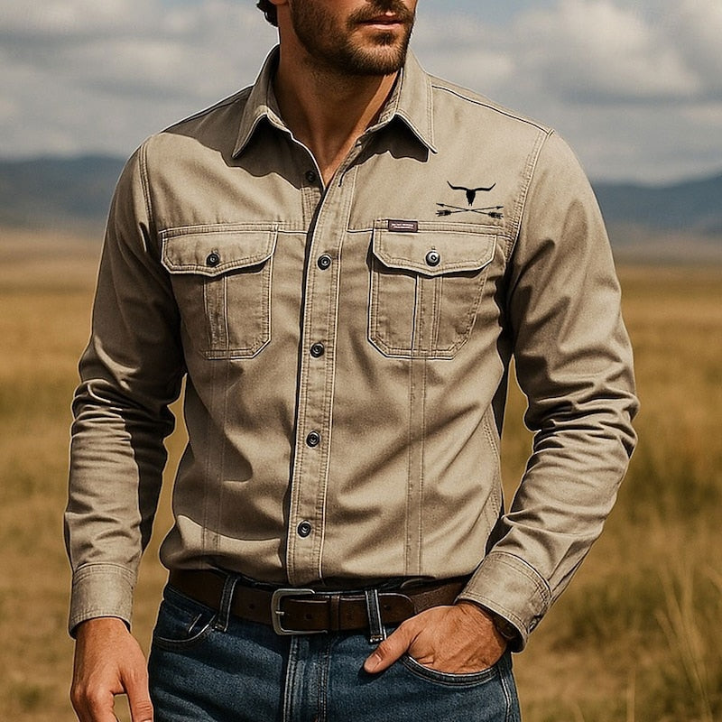 Wade | Robust Western Arbejds skjorte