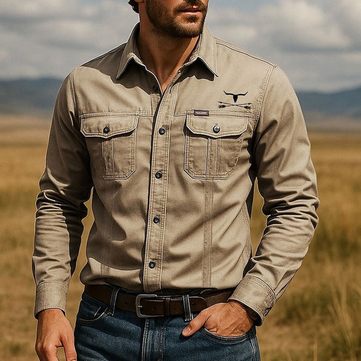 Wade | Robust Western Arbejds skjorte