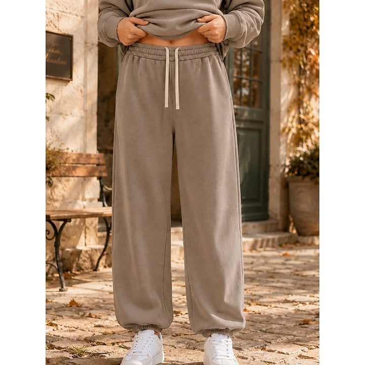 Joyce | Afslappede Bredbenede Joggers